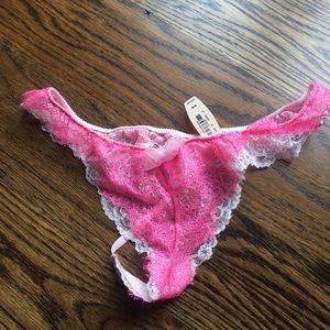 Pink Flirty Victoria’s Secret Thong